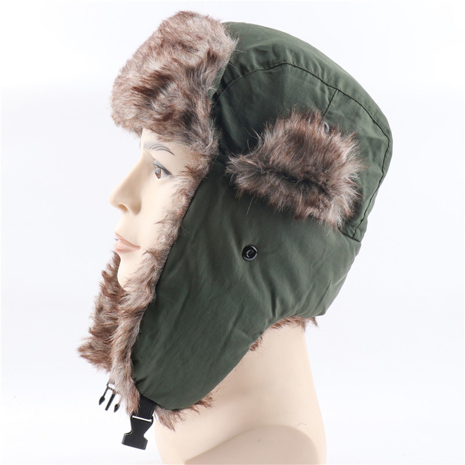 Brand Adults Unisex Trapper Bomber Winter Warm Russian Trooper Ear Winter Cold Ski Hat Men Women Cap Bomber Hats