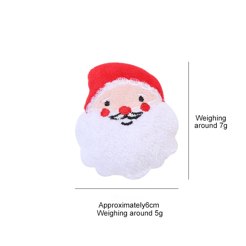 Pet Catnip Christmas Soft Toy Pet Cat Dog Toys Self-excited Play Interesting Bite Soft Toy Cat Bite Fun Decor Toy: Santa Claus