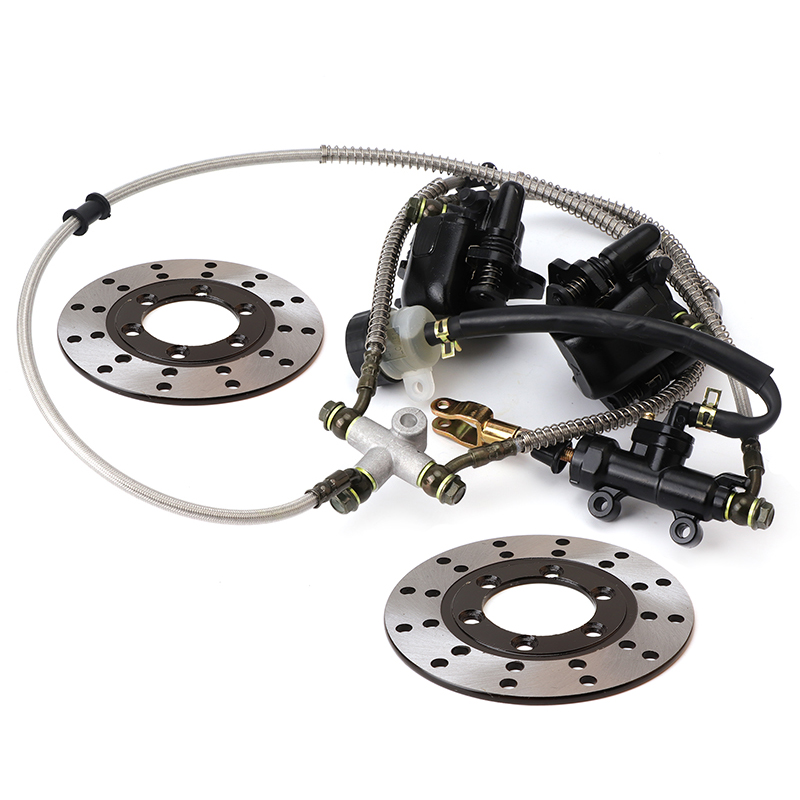 Ensemble d'étrier de frein à Double disque hydraulique arrière, pour 150cc 200cc 250cc ATV Go kart UTV Buggy Quad Dirt Bike, pièces