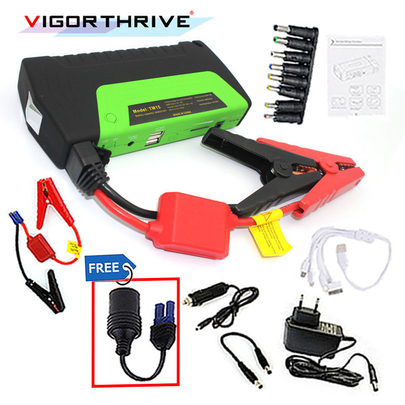Car power bank Car Jump Starter AUTO Engine Booster Emergency Start Battery Portable Charger Power Bank for Electronics