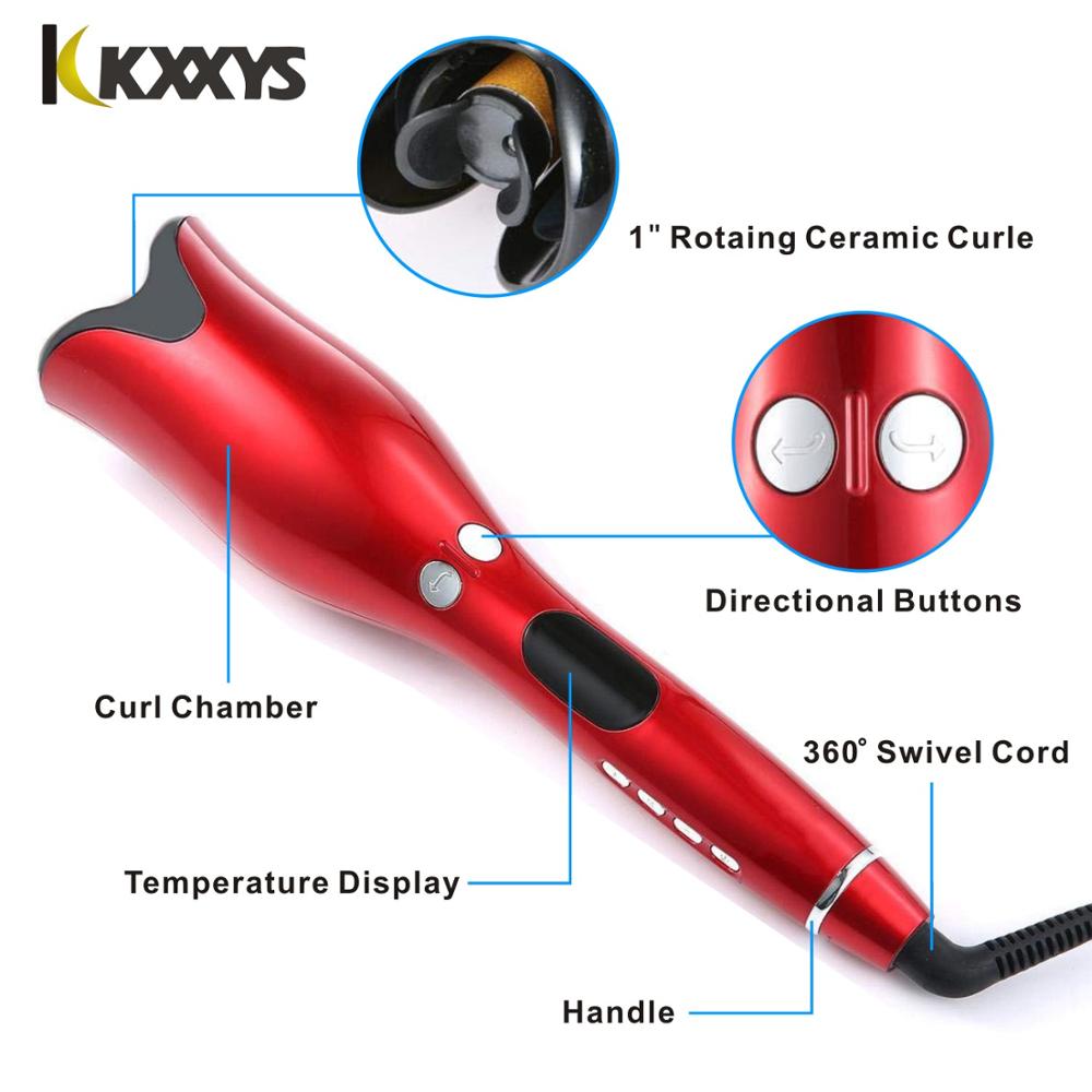 Fer à friser automatique Air bigoudi Air Spin céramique rotatif bigoudi Air Spin N baguette Curl 1 pouce magique cheveux bigoudi outil de coiffure