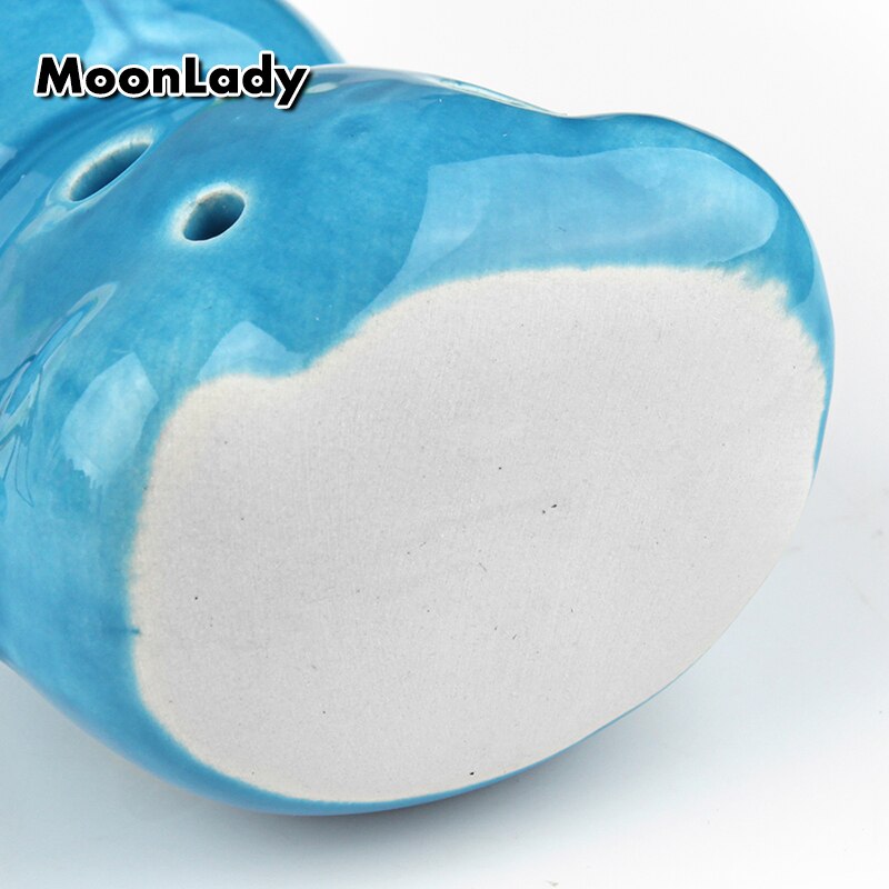 Ocarina forma de oso colorido 6 agujeros AC Ocarina recién llegado instrumento Musical de viento de madera buen para los niños