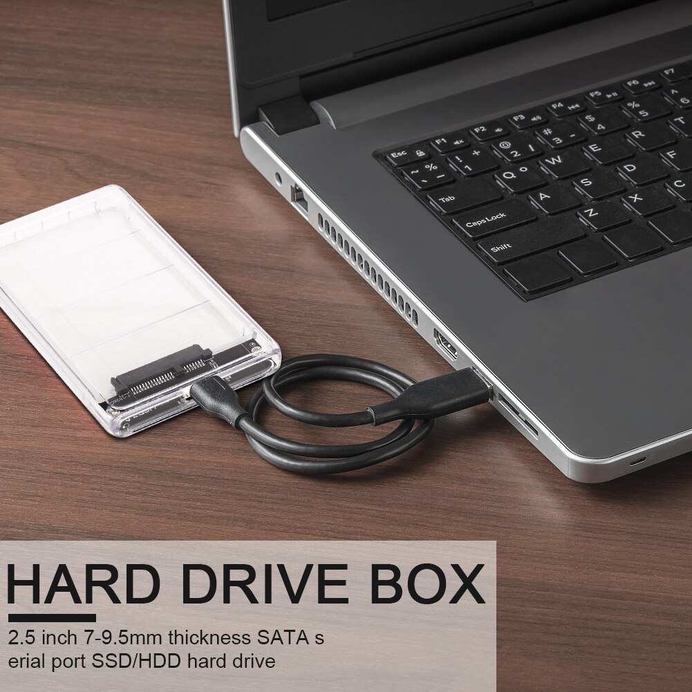 5Gbps USB3.0 Hard Drive Externe Behuizing Transparant 2.5 Inch Sata Sdd Hdd Case Draagbare Harde Schijf Mobiele Box Adapter