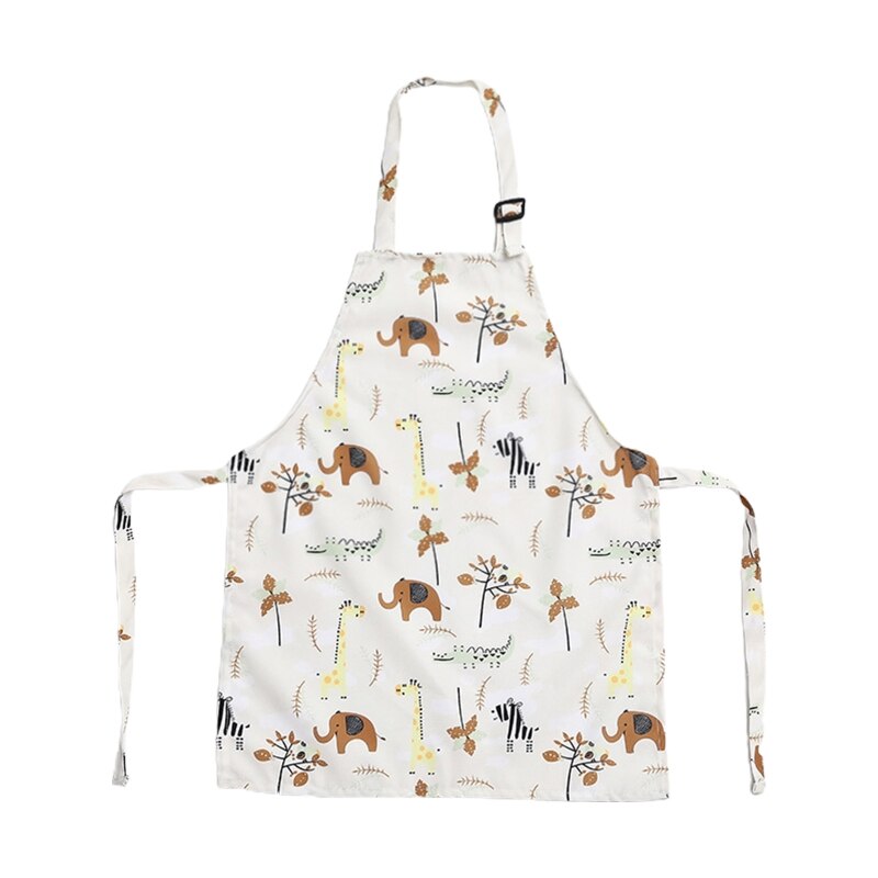 Delantal de algodón ajustable para niños y niñas, delantales bonitos para artistas, Chef, cocina para hornear, para Padres