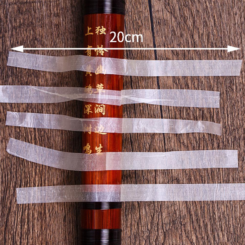 5pcs Chinese Vertical Bamboo Flute Reeds Film Diaphragm Membrane Film Common Natural Reed White Flute Film