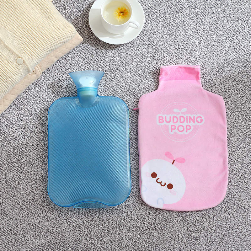 Gummi vandpose håndvarmer tyk flaske termofor gumowy håndvarmer u formet pude ryg i underlivet talje kropsvarme uxz: B4