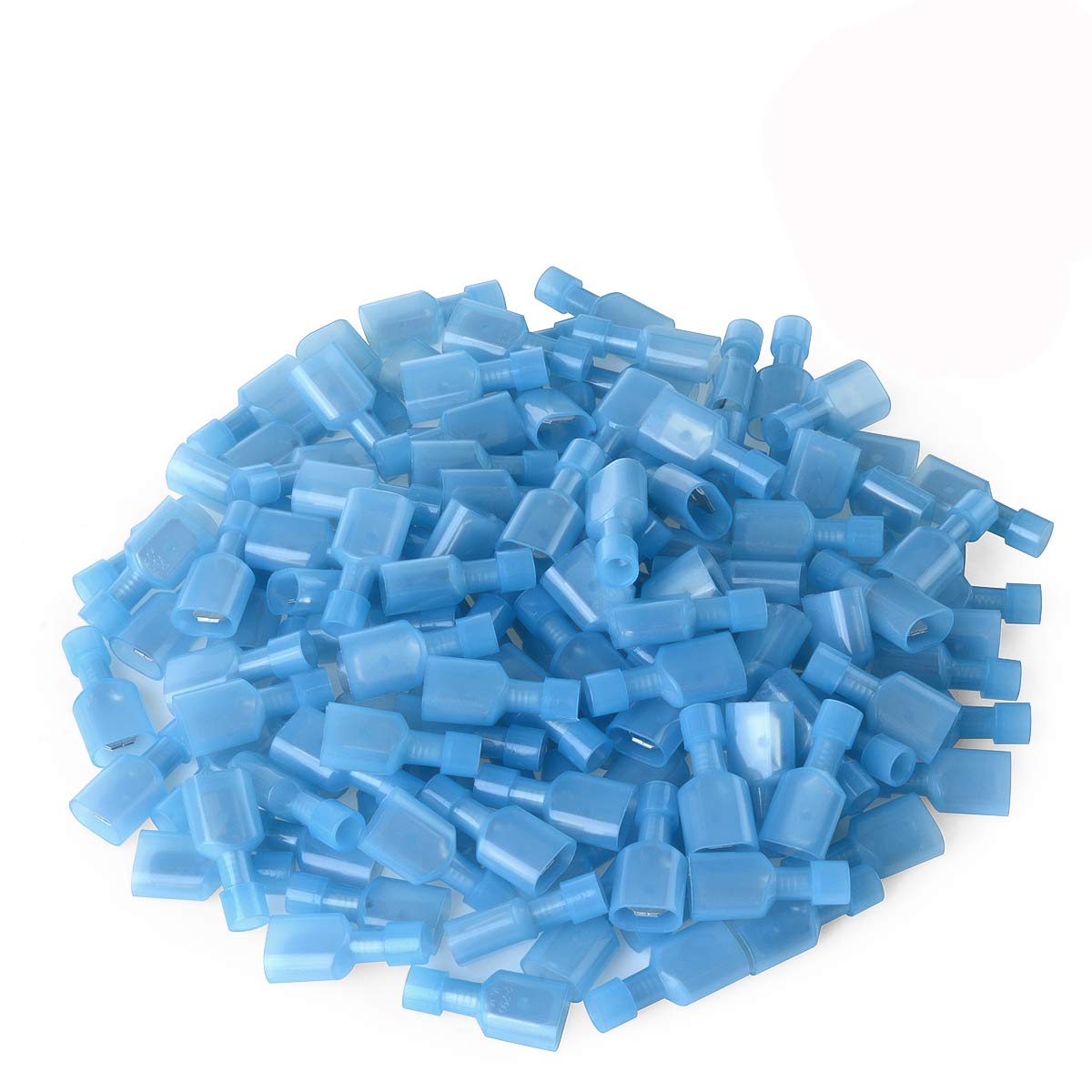 Connecteurs de bêche femelle et mâle en nylon AWG, déconnexion rapide, fil isolé politiquement, connecteurs CriAJ, bleu, 16-14, 100 pièces: Violet