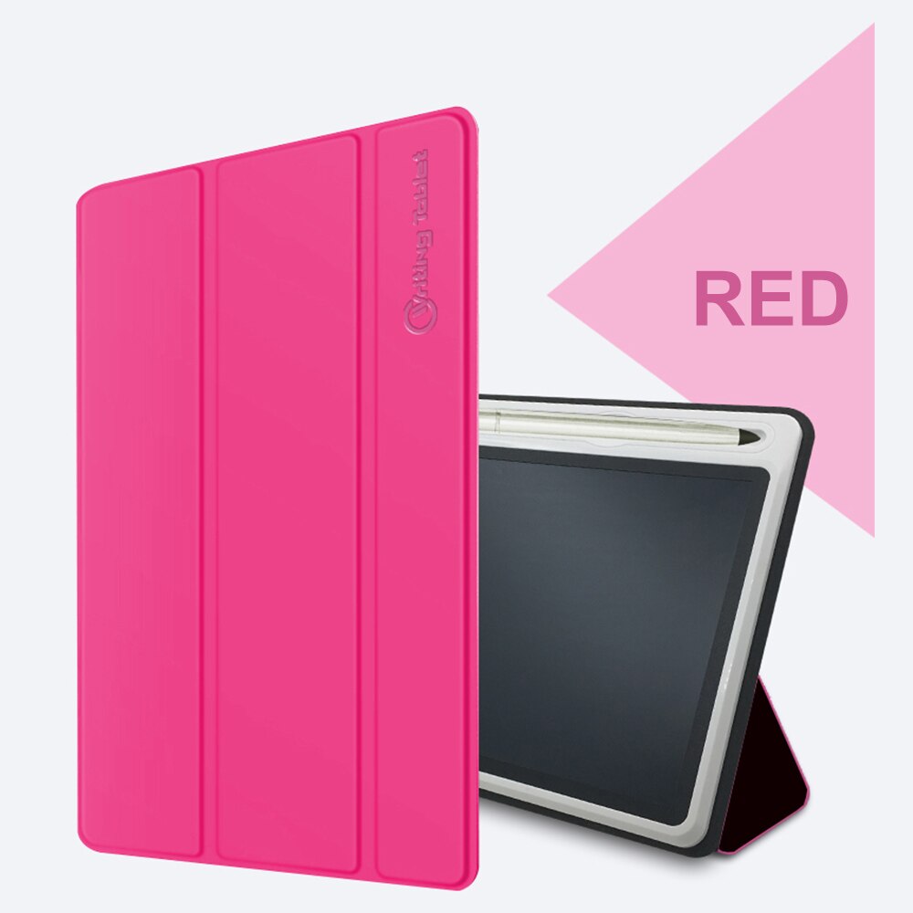 LCD Handwriting Board 10‑Inch Electronic Notepad with Faux Leather Case Electronic Drawing Board for Work and Study Business