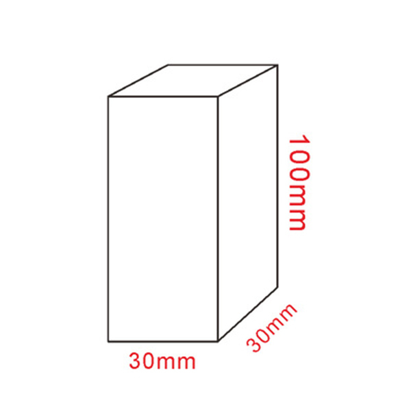 Acryl Plexiglas Vierkant Stempelen Transparant Blok Cosmetica Display Stand Fotografie Props Poppen Parfum Ring Sieraden Houder: Rood