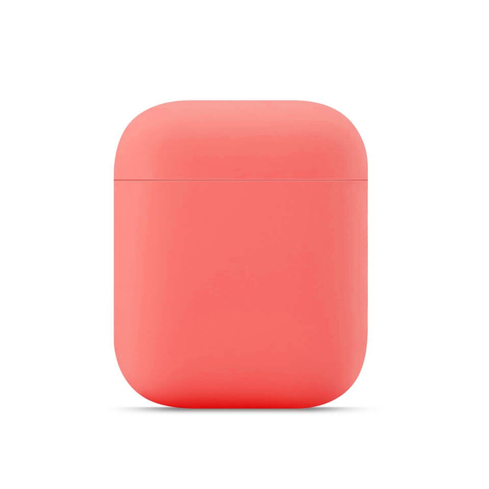 Funda de silicona para Airpods 2/1 cubrir lindo Airpods Ultra-delgada Airpods 2 MIFN auriculares para los Airpods 2/1 casos: Watermelon Red