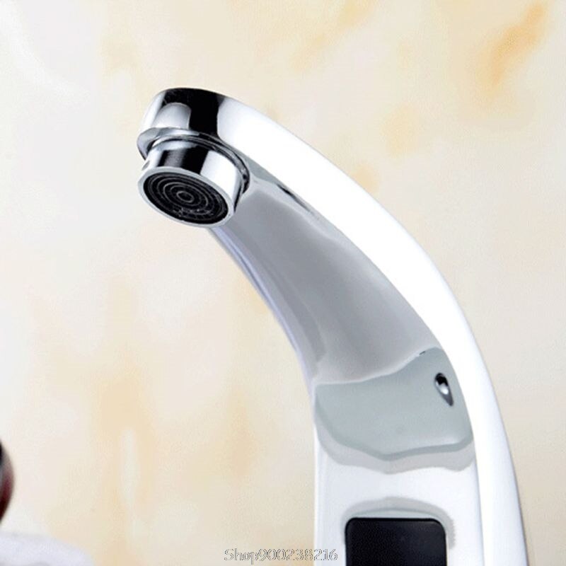 1 Set Infrared Sensor Faucet Automatic Touchless Sensor Faucets Inductive Water Tap Kitchen Bathroom Deck Mounted D03 20Dropship
