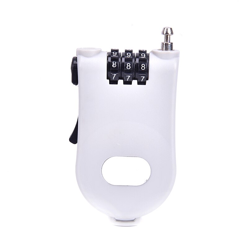 3 Digit Security Code Cable Lock Password Long Roller Pram Padlock Rope Bicycle Parts Mini Extendable Wire Anti Theft: BE