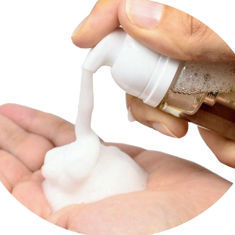 10 stk 50ml / 1.7oz.  skummende såpedispenser liten mini reisestørrelse tom skumpumpeflaskedispenser