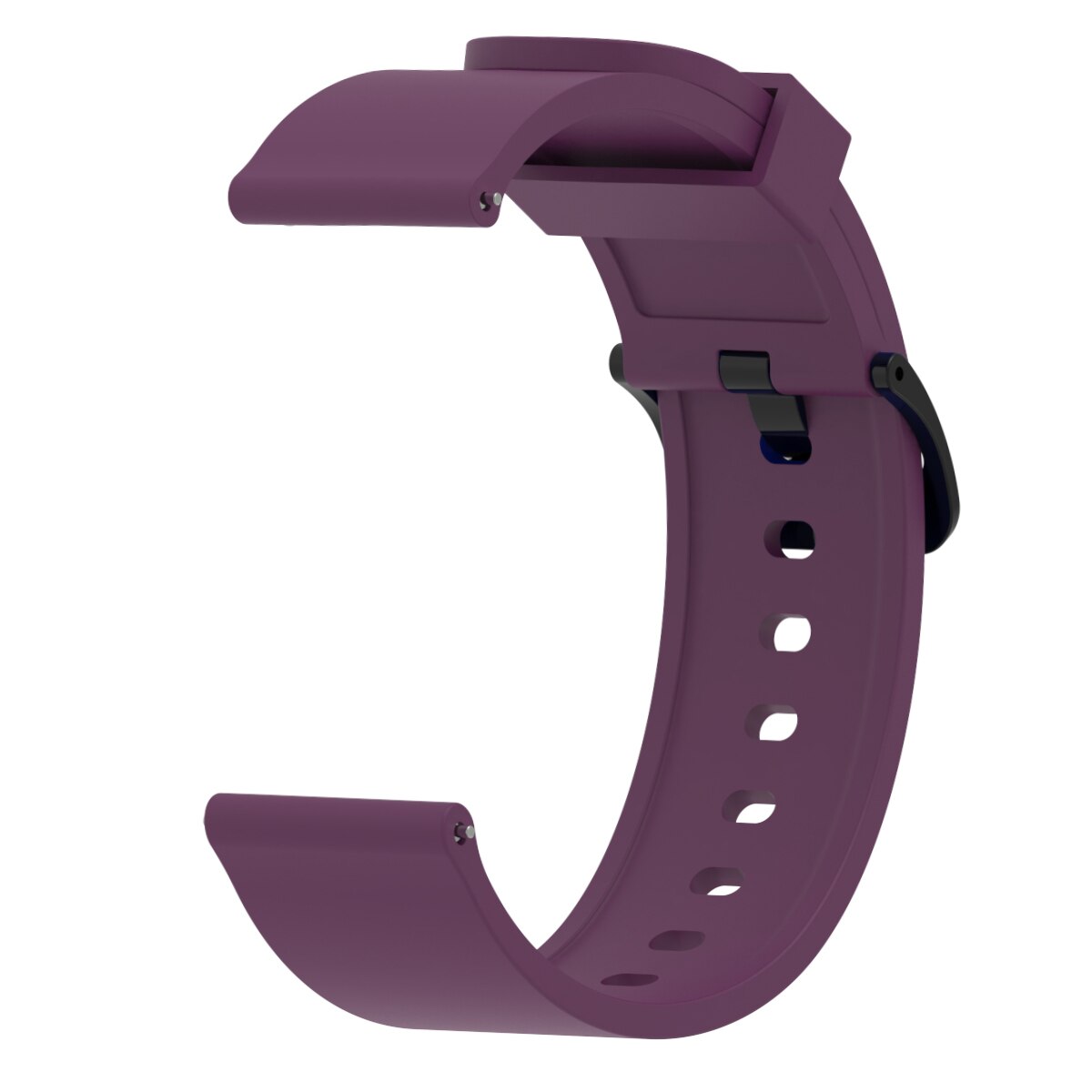 Silikon klokkerembånd for xiaomi huami amazfit bip bit pace lite ungdomserstatning sportsarmbånd 20mm håndleddsrem: Lilla