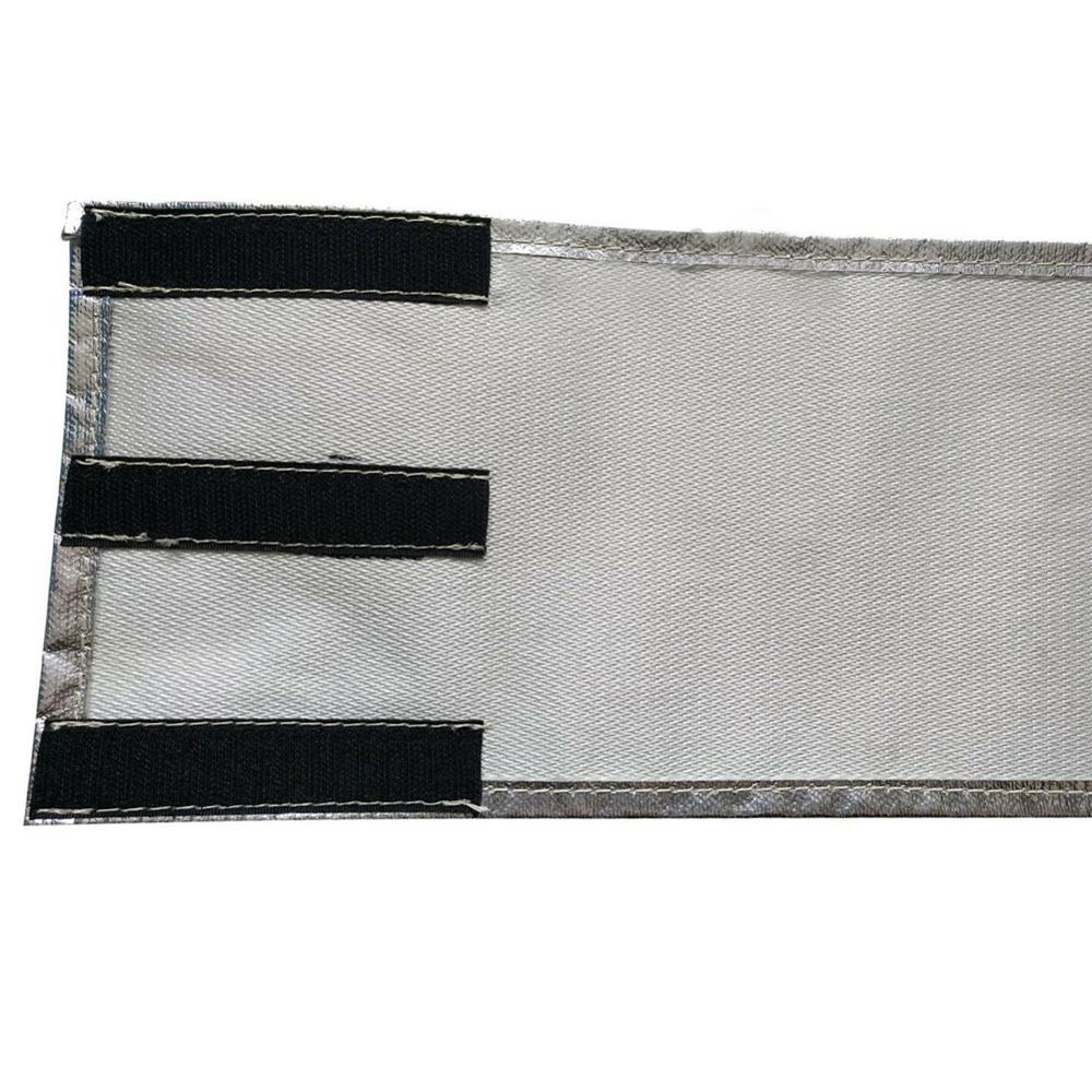 7" X 24" Starter Heat Shield Aluminum Heat Shielding Sleeve Insulated Cove Universal Wrap Self Attaching Car Accessories