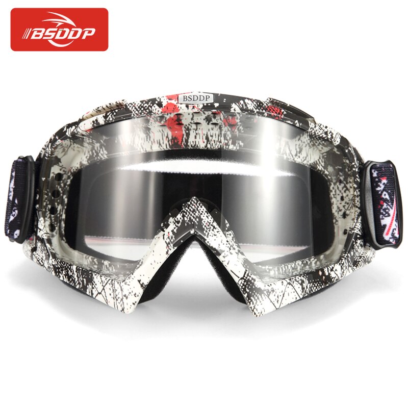 Bsddp merke motocross briller langrenn ski snowboard atv maske oculos gafas motocross motorsykkel hjelm mx briller briller: A12