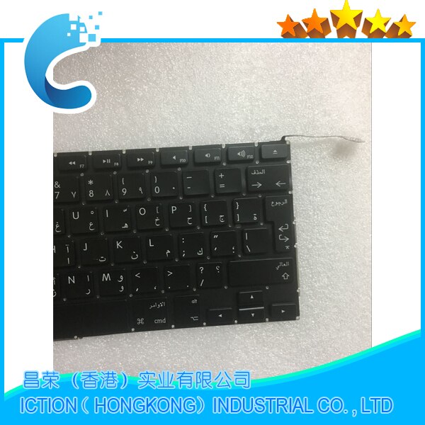 Laptop A1286 Keyboard for Macbook Pro 15'' A1286 Arabic AR Keyboard Year