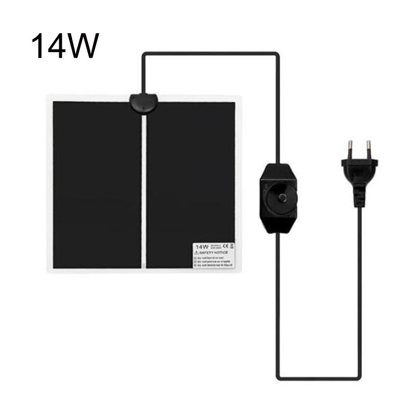 5W 45W Reptiles Heat Mat pad Climbing Pet Reptiles Heating Warm Pads Aquarium fish tank Adjustable Temperature Controller Mats: 14W