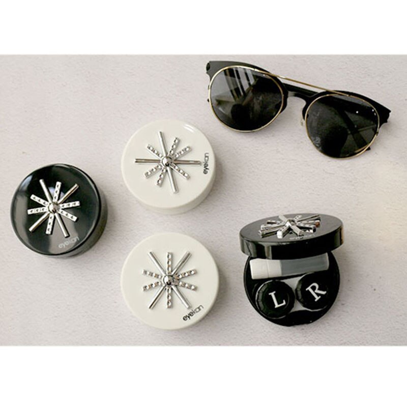 Cleaning contact lens storage box electric cleaner cartoon pattern