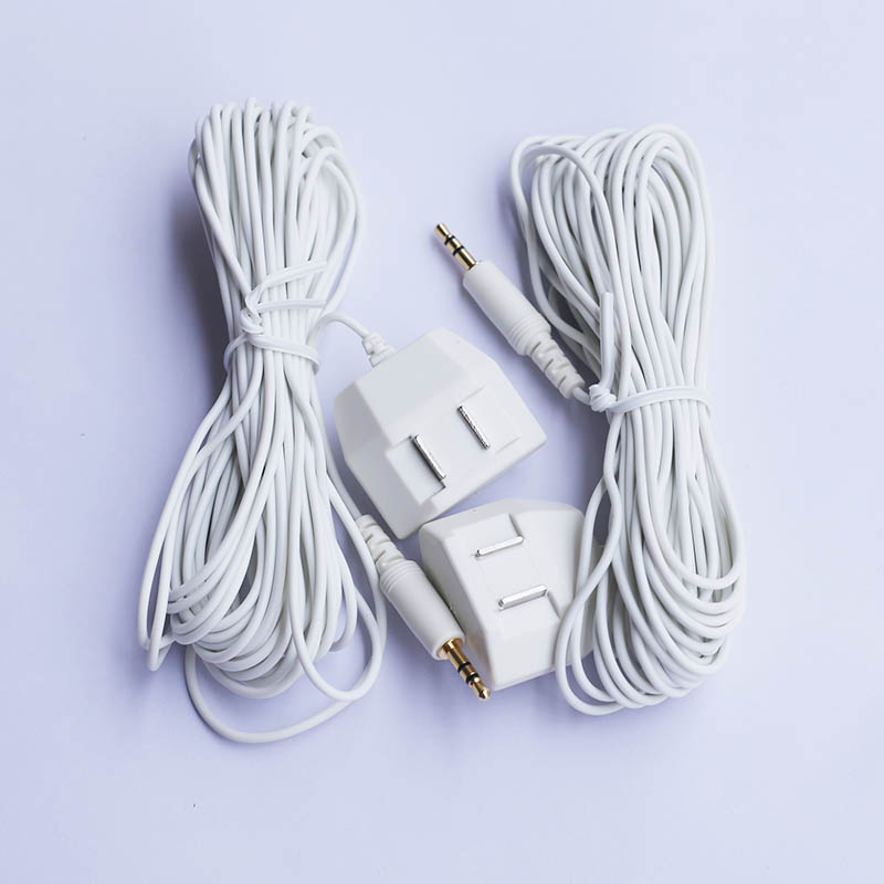 2pcs Sensitive Water Sensor Cable White Sensor Wire for Water Leakage Detection Device WLD-805,WLD-806,WLD-807