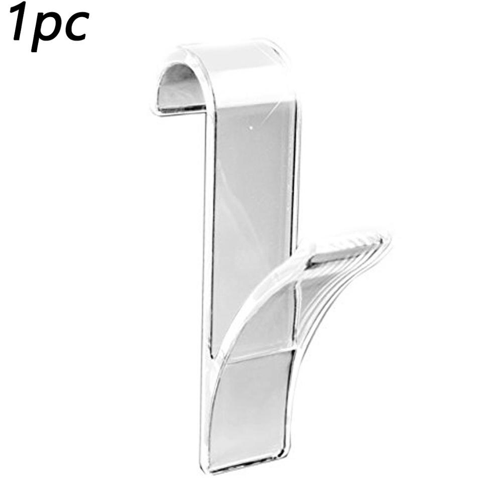1/4/6pcs Space-saving Bathroom Hook Holder Hanger For Heated Towel Rail Tubular Radiator Plegable Hanger For Scarf Clothes: transparent / 4PCS