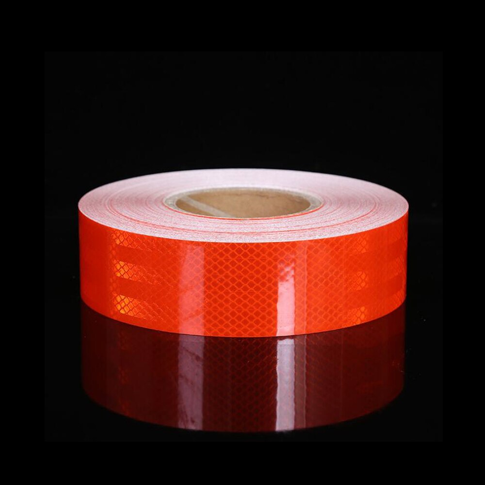 Cinta adhesiva reflectante prismática, cinta de visibilidad para remolque de camión, 5cm x 25m por rollo