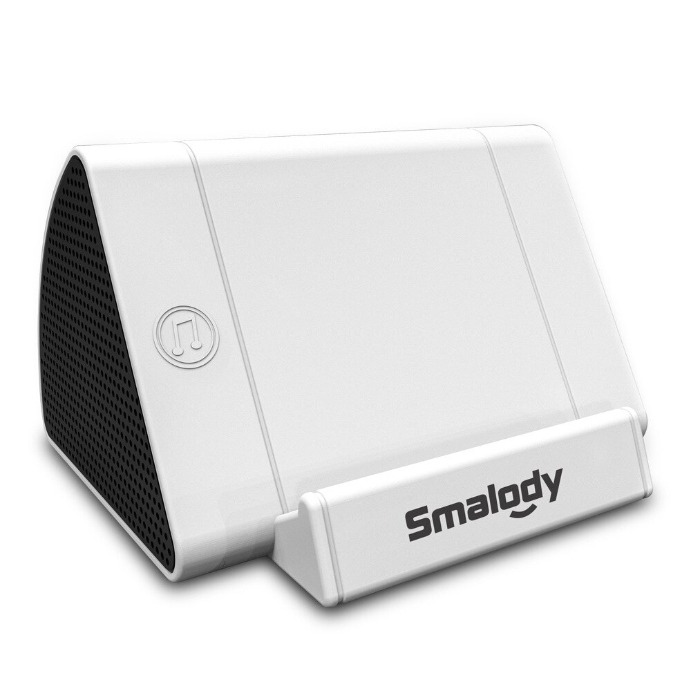 Tragbare Universelle Drahtlose Lautsprecher Außen Lautsprecher für Smalody Lautsprecher Bass Bluetooth Lautsprecher Bluetooth tragbar Klang Kasten: Weiß