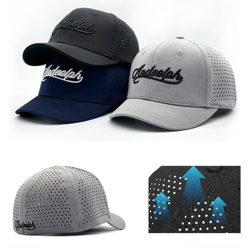 Casquette de baseball à bord court pour homme, chapeau à grosse tête, dos fermé, casquettes ajustées en maille, casquettes extensibles entièrement fermées, 56 cm-60cm, 61 cm-65cm, 5cm