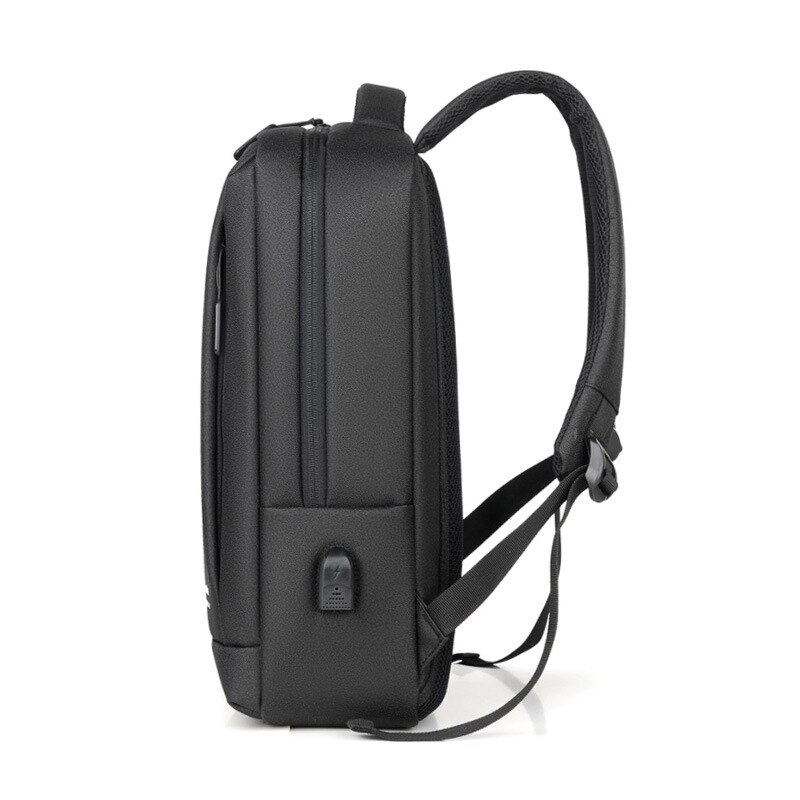 Laptop-rucksack mit großem fassungsvermögen, 15.6 zoll oxford-gewebe, diebstahlsicher, wasserdicht, ideal für geschäftsreisen, herren, multifunktional, mit usb-ladefunktion