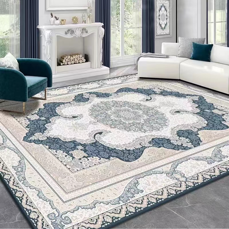 persisch Wohnzimmer Teppich Kristall Samt Sofa Couch tisch Decke retro Schlafzimmer Bettdecke matt großen Raum Teppich: 1400MMx2000MM / Grün