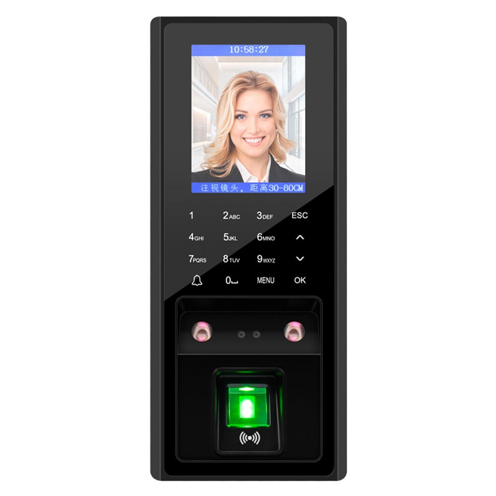 TCP Fingerprint & face Access Control machine System support 300pcs faces /3000 figners/ID card/ user password/ Touch Keypad