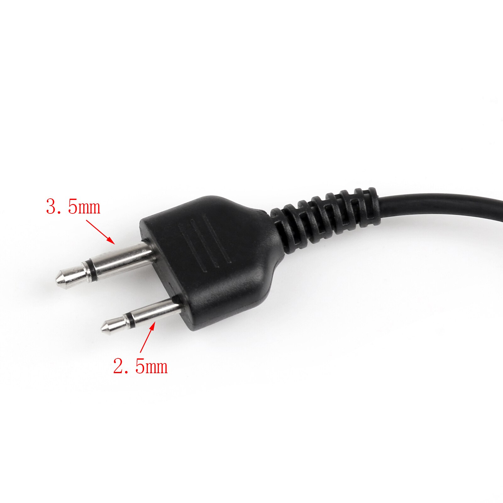 Artudatech 5 stk 2 pin mini din stik stik kabel til icom ic til cobra cb lige stik 2 wau radio headset