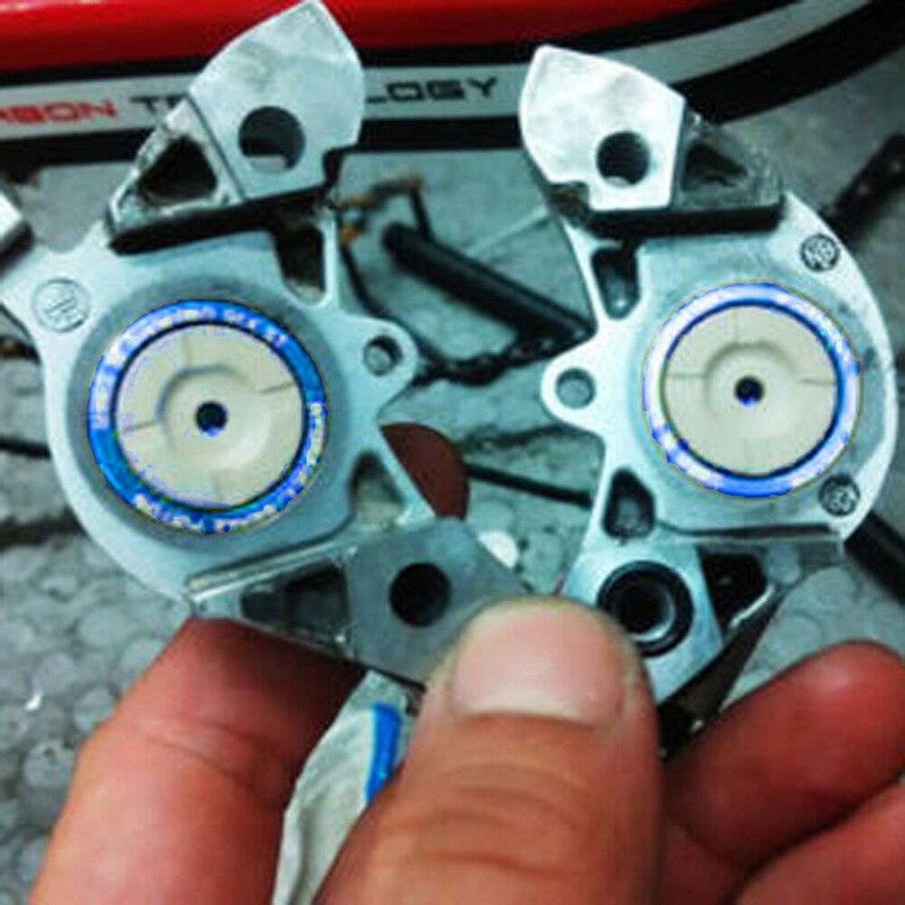 1 stk vejcykel hydraulisk bremsekaliber dele metalstempletætningsring til shimano  m675/m785/m8000 cykelbremsekaliper & del