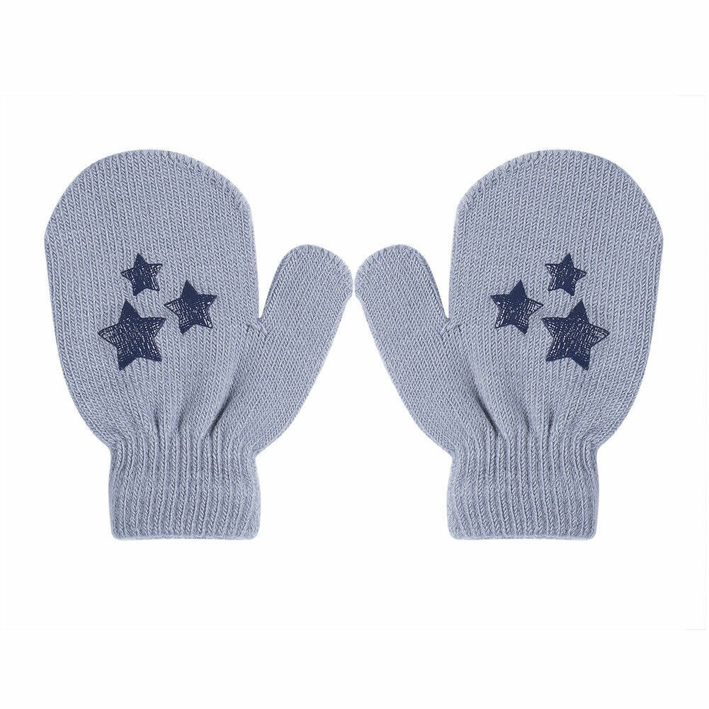 Neue unisex freundlicher Magische Handschuhe 1 Paar Winter Warme Jungen Mädchen strecken Weiche fünfzackigen Stern freundlicher abgabe Handschuhe