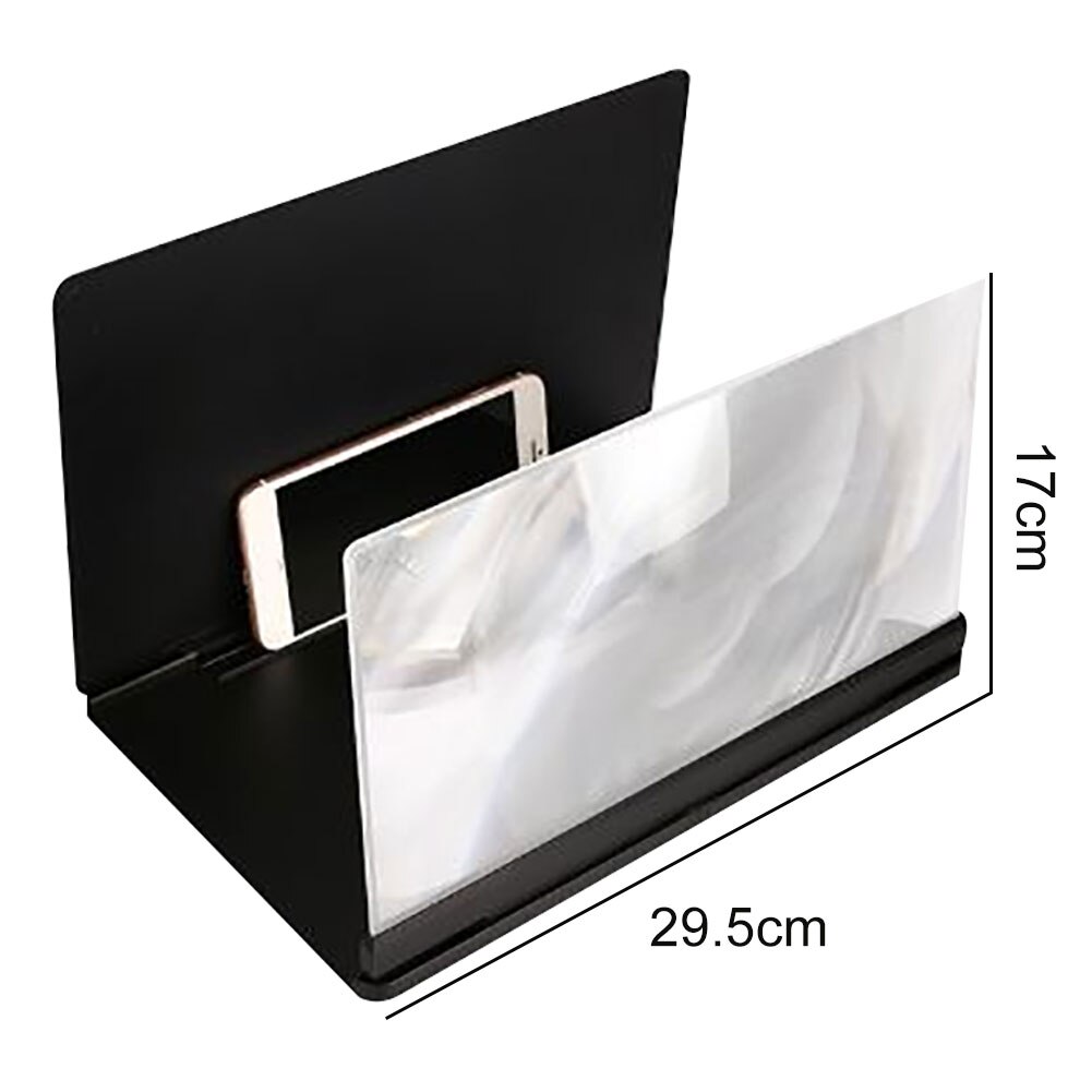 Phone Screen Magnifier 14inch Folding Phone Screen Magnifier 3D HD Video Amplifier Smartphone Stand Phone Screen Magnifier