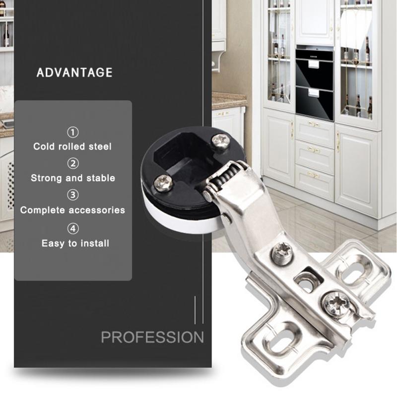 Kitchen Cupboard Glass Door Hinge Home Wine Cabinet Hardware 26mm Cup Screws #734