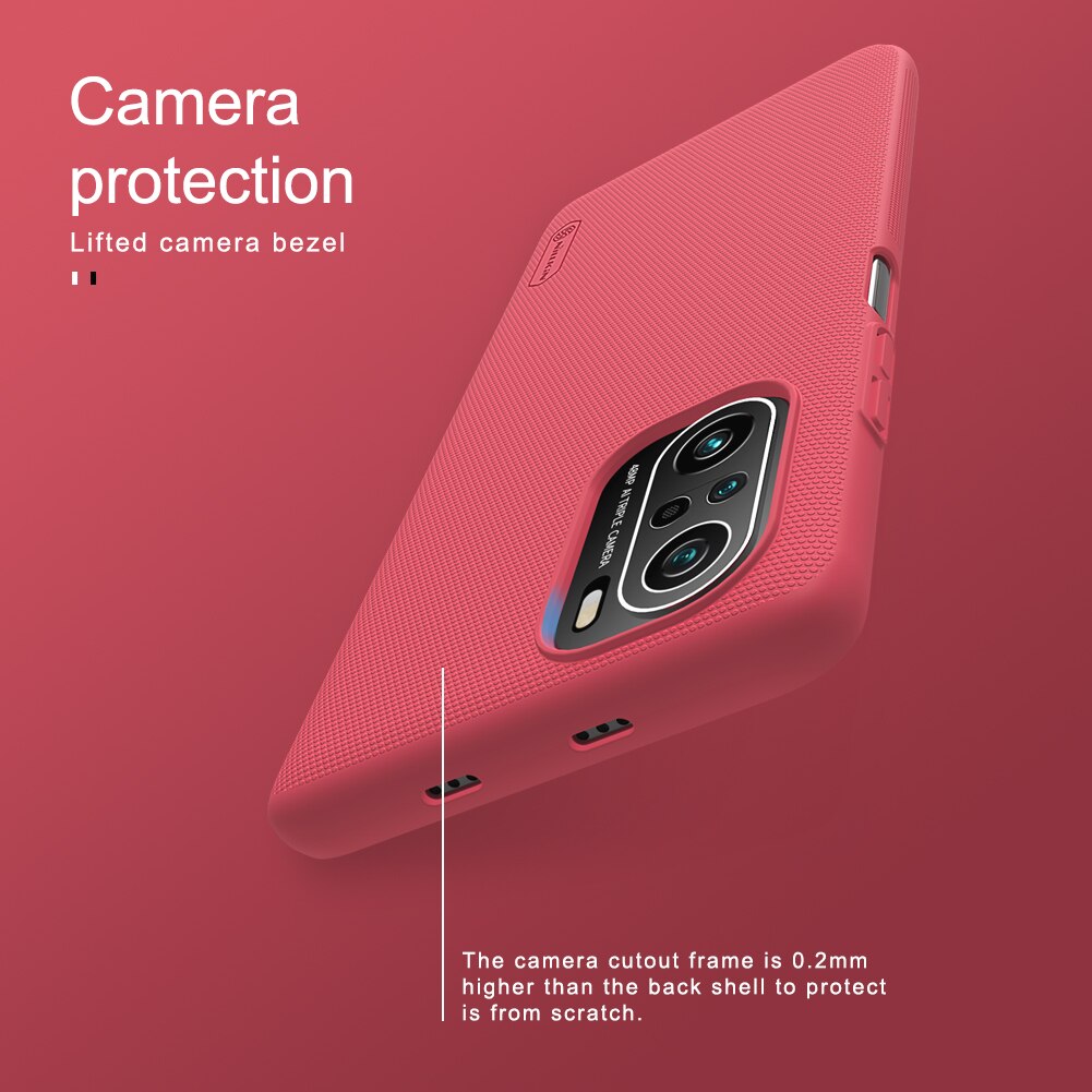 Nillkin Poco F3 Case Pocophone F3 Cover Super Frosted Shield Hard Pc Back Cover Case Voor Xiaomi Poco F3