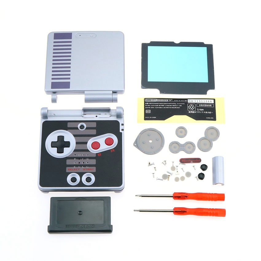 Full Housing Shell Accessories For Nintendo Gameboy Advance SP For GBA SP Game Console Cover Case Screen Lens Replacement: Y