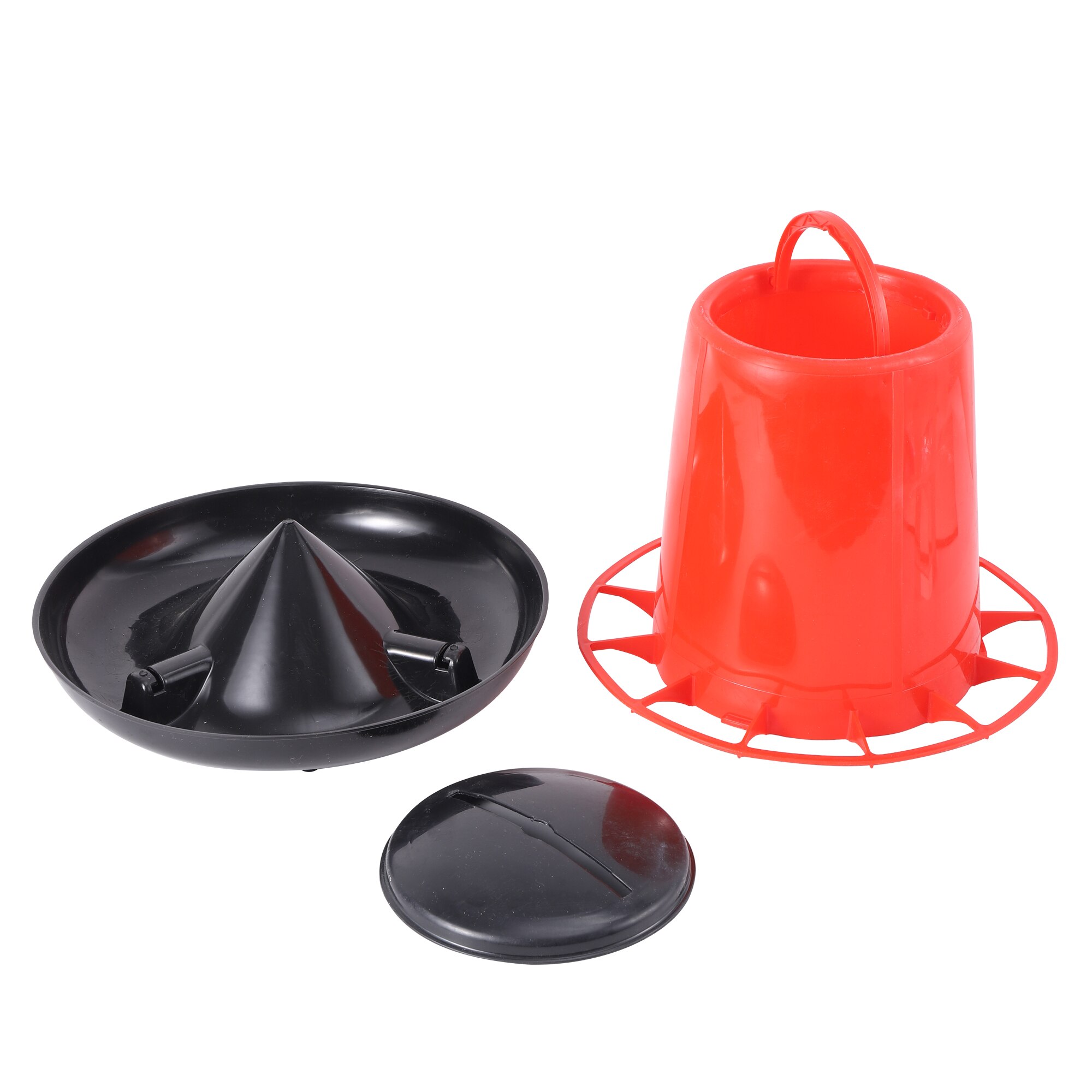 Animal farm Farming Automatic Plastic Poultry Feeder and Raising Bird Chickens Ducks Quail Equipment Usable weight 3kg 1Pc