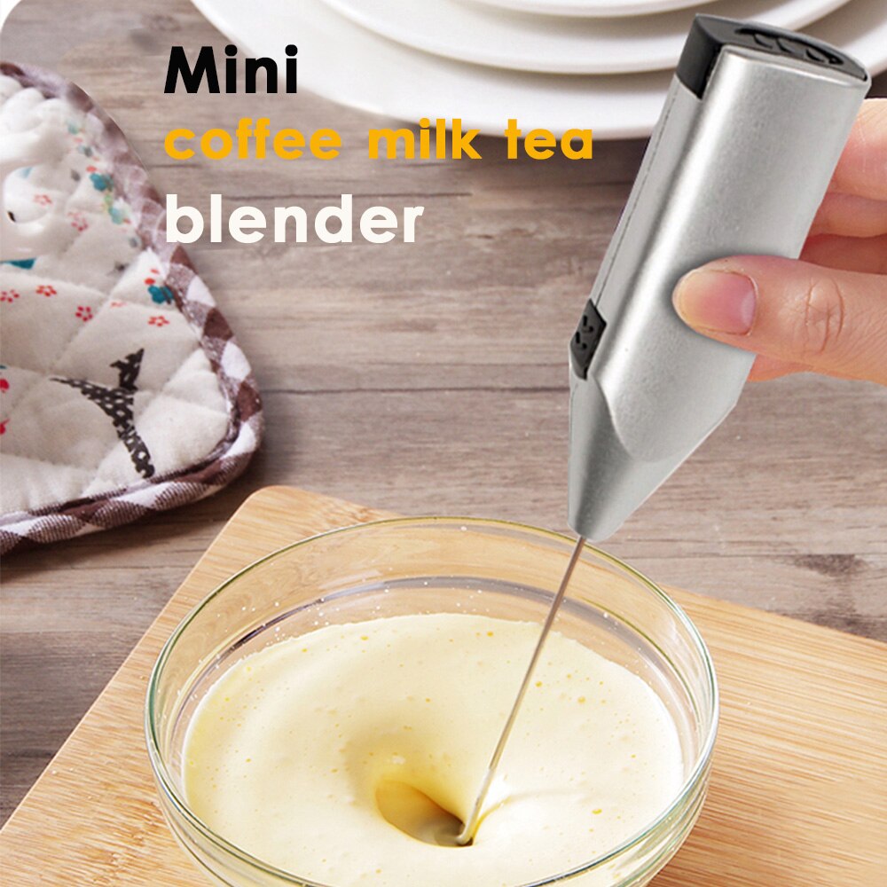 Mini elektrisk kaffevisp mixer mjölk äggviteskummare äggvisp kök kakverktyg