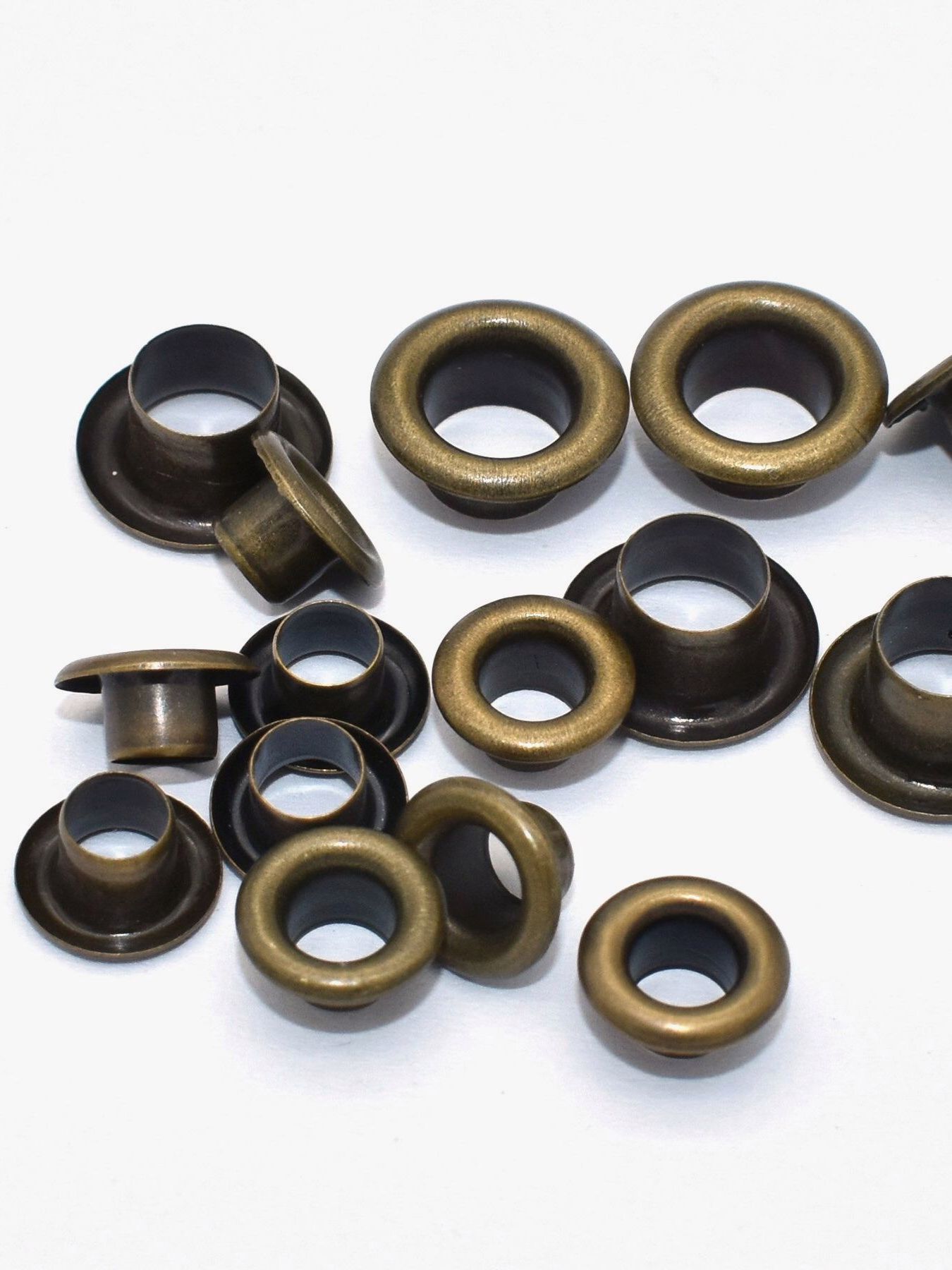 Eyelet Grommets Antique Bronze Grommets Metal 4/6mm Eyelet with Washers for Leather Craft Shoes Sewing Hardware DIY Accessories