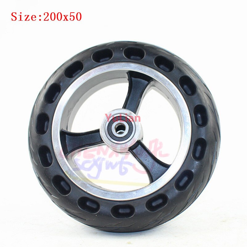 8 Inch Wheel Scooter Solid Tyres 200x50 Wheels Electric Wheel Hub Non-pneumatic Tires for Electric Scooter 200*50 Wheels