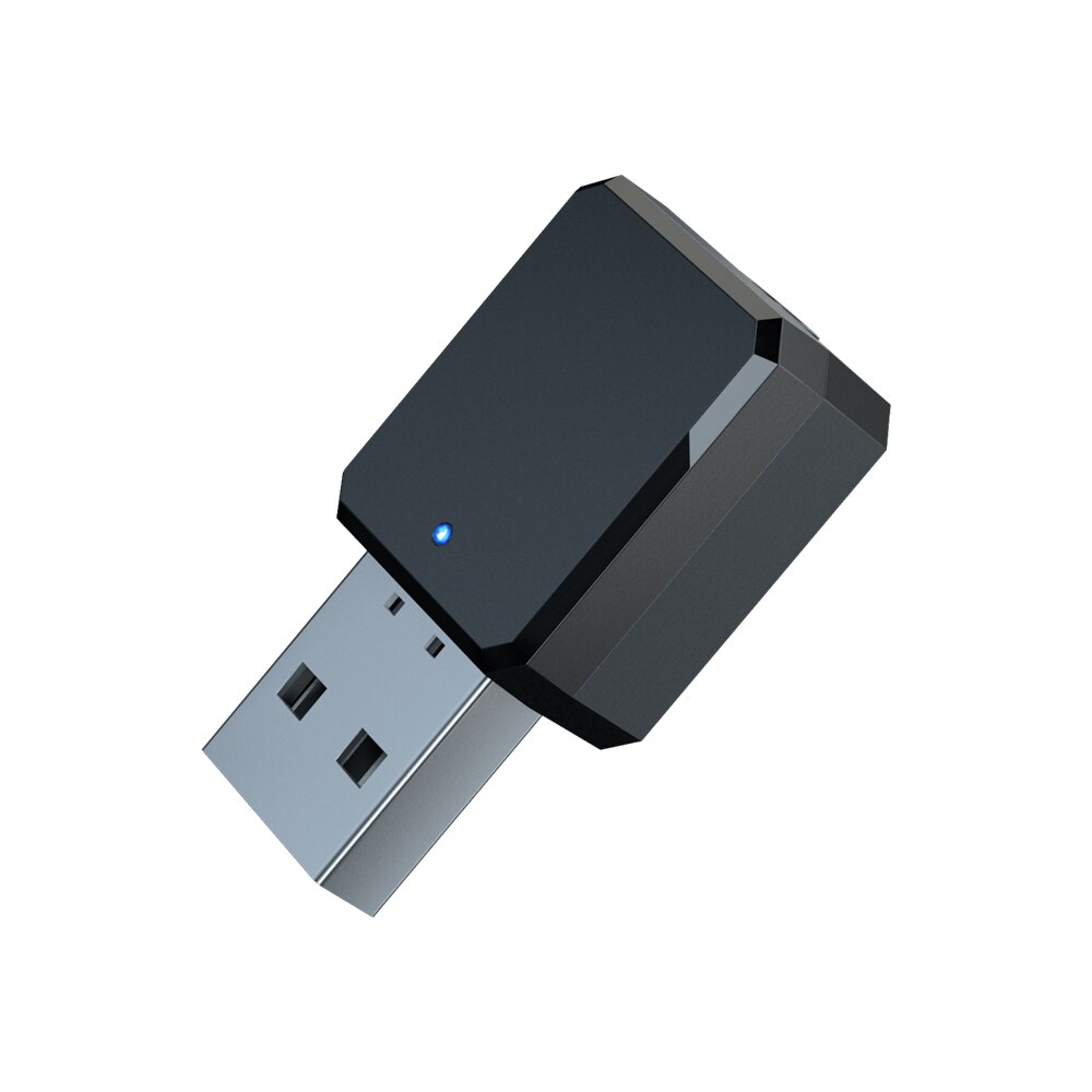 Usb trådløs bluetooth 5.1 sender modtager dongle musik modtager adapter 3.5mm aux til laptop tv pc bil desktop: Default Title