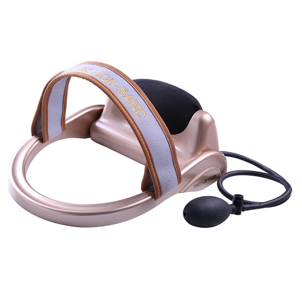 Inflatable Air Cervical Neck Traction Device Neck Support Muscle Tension RelievesVertebra Correction Tractor Relaxing Massager: 1 Set