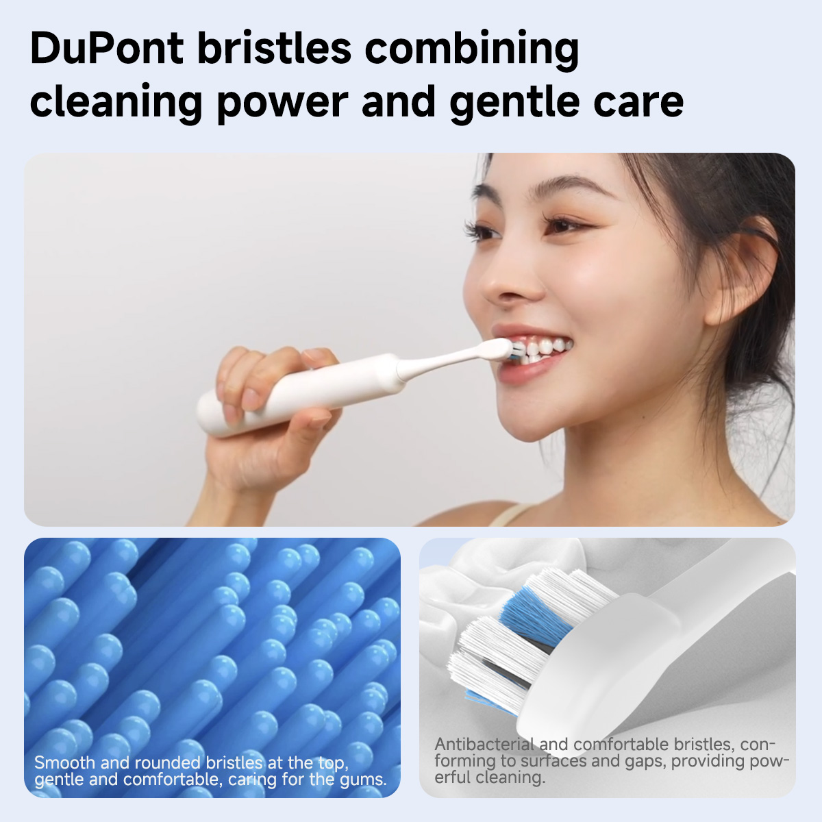 DOCOLAB Electric Toothbrush sonic vibration brush 3-gear Mode USB Charging IPX7 Waterproof Personal care appliances