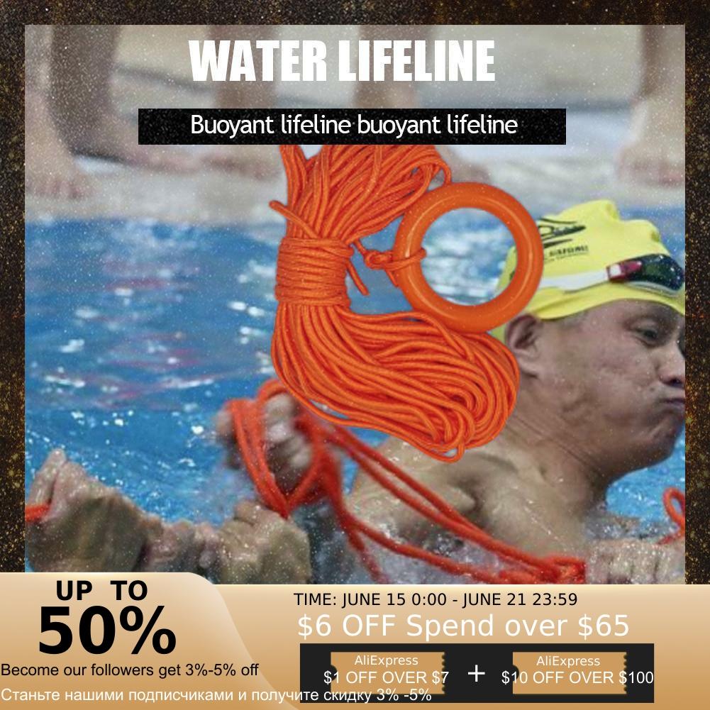30m Rock Climbing Rescue Snorkeling Rope Emergency Floating Tool Root Life Water Safety J9R0