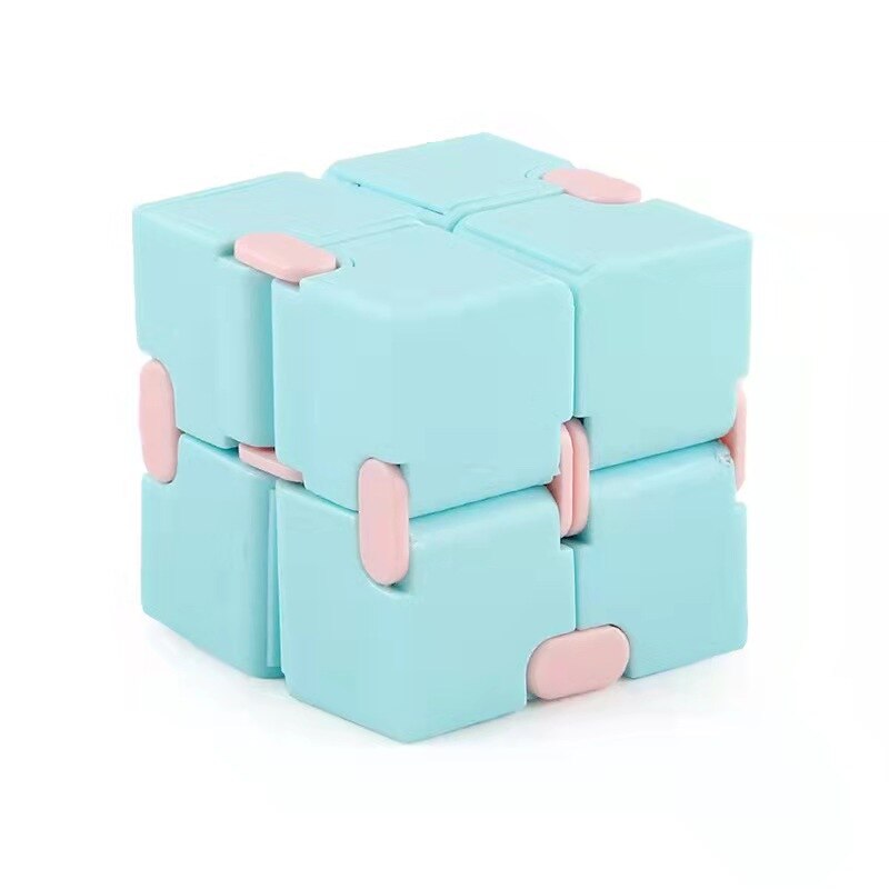 Infinity Magische Kubus Vierkante Puzzel Speelgoed Vingertop Decompressie Speelgoed Stress Grappig Hand Spel Vier Hoek Doolhof Speelgoed