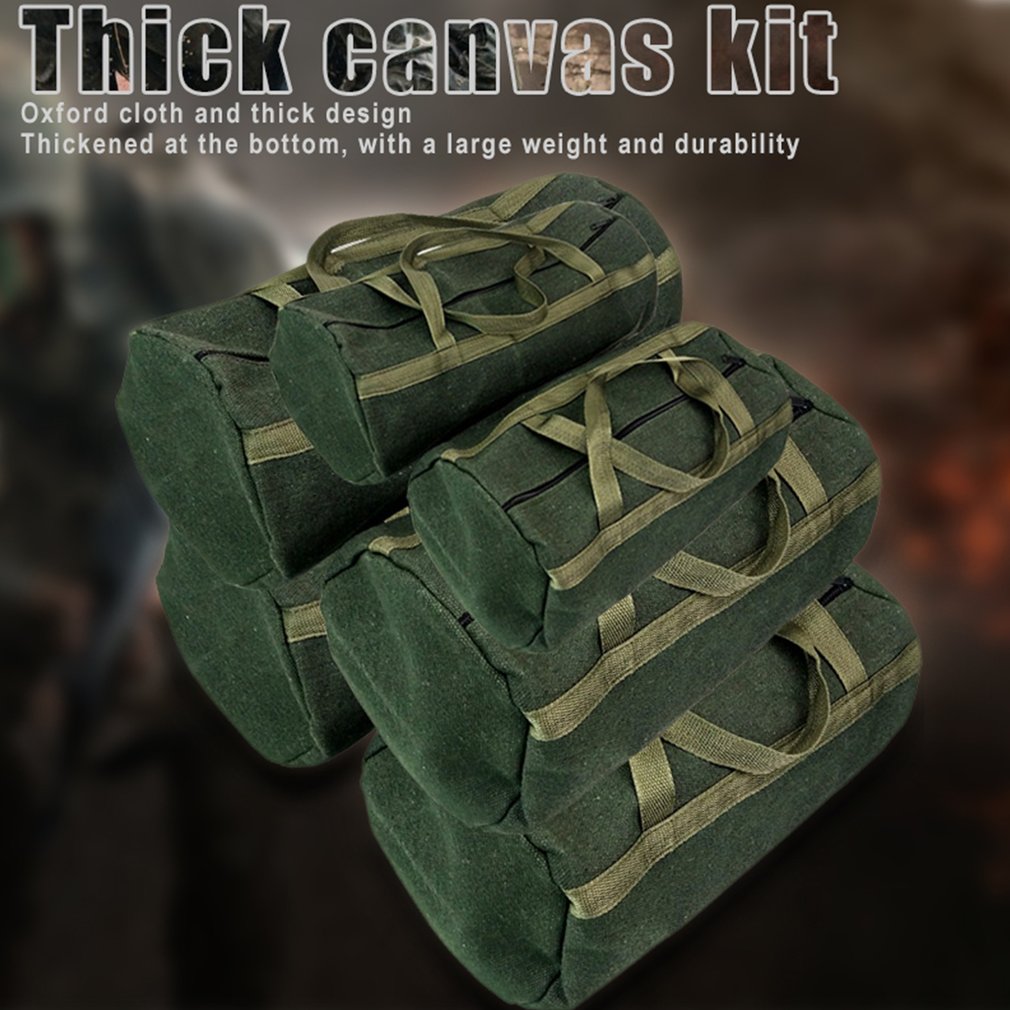Home Tool Bag Heavy Duty Canvas Pouch Storage Bags Portable Instrument Case For Work Power Tool Storage Bag