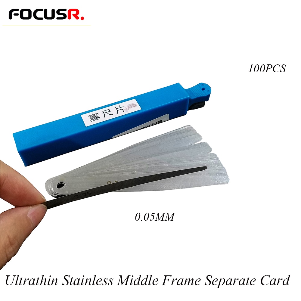 Ultra Thin 100PCS Separating Card Opening Tools For Samsung edge Screen Middle Frame Separation Phone Repair Tool Sets