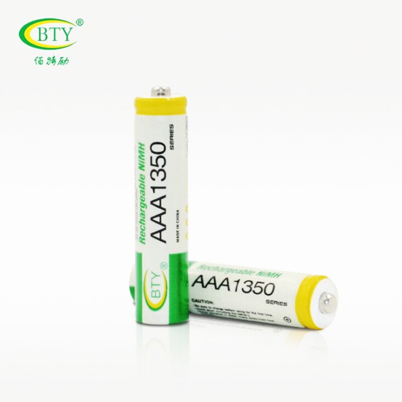 Bty Aaa 1350 Bateria Recargable De Ni-Mh Para La Linterna Del Led/Juguete/Pda-B 4 /2/8 Unids/Lote 1350Mah Verlichting Zaklamp Batterij